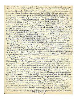 Louis Aragon / Autograph Letter Signed With Poem / Occupation / Maquis / 1941