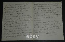 Louis Blanc Autographed Letter Signed to Adolphe Cremieux, 1857, 3 Pages.