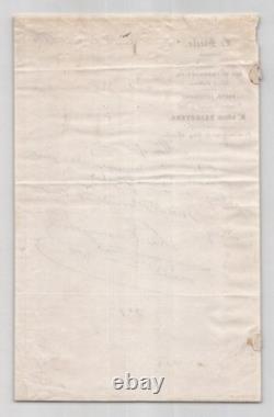 Louis Desnoyers Signed Autograph Letter 1861