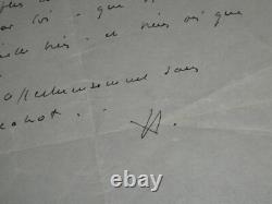 Louis JOUVET, Actor, Autograph Letter Signed