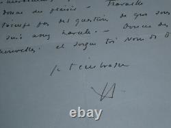Louis JOUVET, Actor, autograph letter signed
