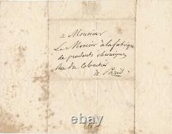 Louis Nicolas Vauquelin Chemist Letter Autograph Signed Sheep Experiment 1813