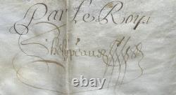 Louis XIV, King of France, signed letter – letters of grace, pardon, and remission, 1682 Louis XIV, King of France, signed letter – letters of grace, pardon, and remission, 1682