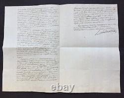 Louis XV Marshal De Belle-isle Signed Letter - Seven-year-old War- 1759
