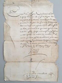 Louis Xiv, Roi De France Letter Signed Appointment St Cloud 5 May 1669