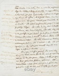 Louis de MONMERQUÉ signed autograph letter to Jean-Martin CHARCOT 1841