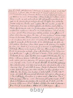 Louis-ferdinand Celine / Autograph Letter Signed By Prison / Desperation / Love