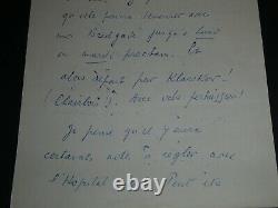 Louis-ferdinand Celine Belle Letter Autograph Signee A Son Avocado 2 Pages 1950