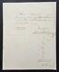 Louis-philippe King Of The French - Adolphe Thiers Document Letter Signed 1835