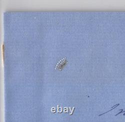Louise Abbéma: Lot of Signed Autograph Letter, Envelope & Visiting Card, 1896