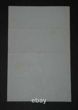 Louise Colet – Signed autograph letter to Louis-Charles Belleval, 1853