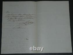 Louise Collet Signed Autograph Letter, Monday Evening, Appointment
