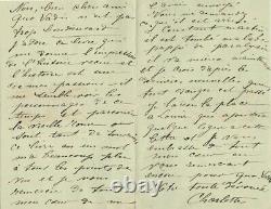 Louise Michel Signed Autograph Letter. His Hopes For A New World. 1901