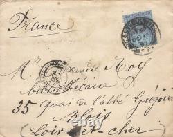 Louise Michel handwritten signed letter to comrade Alexandre Roy. 1897