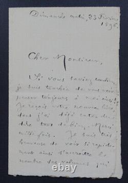 Louise READ SIGNED AUTOGRAPH LETTER, 1896