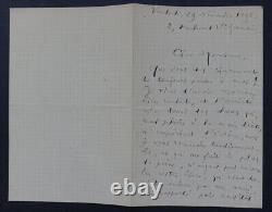 Louise READ SIGNED AUTOGRAPH LETTER OF 3 PAGES, 1895