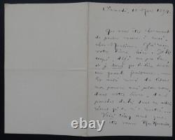 Louise READ SIGNED AUTOGRAPH LETTER, RUE ROUSSELET, 1894