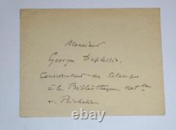 Luc Olivier Merson SIGNED AUTOGRAPH LETTER OF CONDOLENCE 2 pages 1902