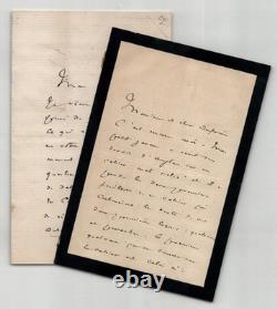 Ludovic Halévy Collection of 2 signed autograph letters