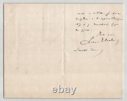 Ludovic Halévy Collection of 2 signed autograph letters