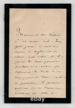 Ludovic Halévy Collection of 2 signed autograph letters