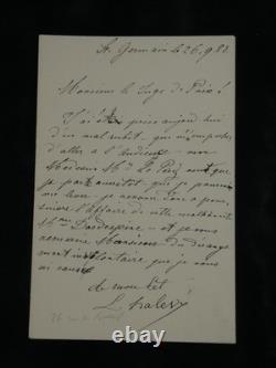Ludovic Halévy Set of 12 signed autograph letters 1858/1902