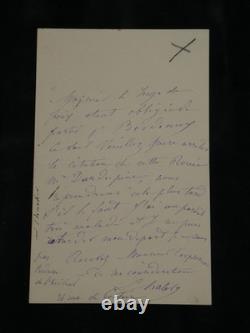 Ludovic Halévy, lot of 12 signed autograph letters, 1858/1902