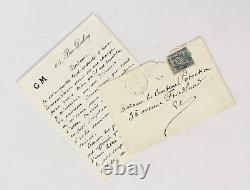 MAUPASSANT Autographed Letter Signed by Countess Potocka 1884