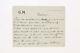 Maupassant Autographed Letter Signed To Countess Potocka 1884