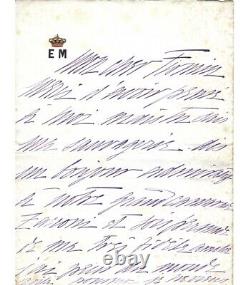 MAX Edouard, actor. Signed Autographed Letter (E 10736)