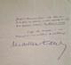Montherlant (henry De). Autograph Letter Signed Addressed To A Fellow Writer