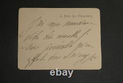 Madame AMEL French Comedy Set of 9 Signed Autograph Letters