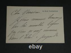 Madame Amel, French comedy troupe, set of 9 signed autograph letters