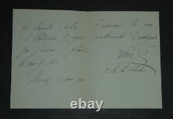 Madame Amel, French comedy troupe, set of 9 signed autograph letters