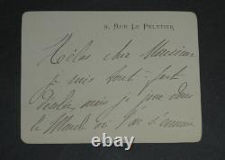 Madame Amel, French comedy troupe, set of 9 signed autograph letters