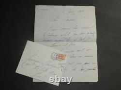 Madame Amel, French comedy troupe, set of 9 signed autograph letters