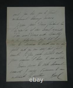 Madame Amel, French comedy troupe, set of 9 signed autograph letters