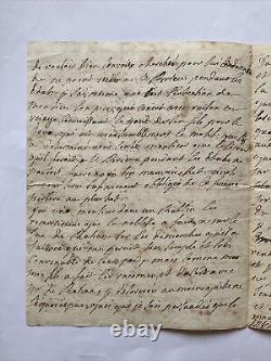 Madame de la Tour d'Auvergne Autographed Signed Letter 1768