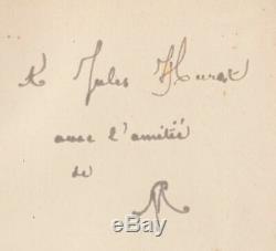 Mallarme Music And Letters Edition Original Sending Autograph Signed