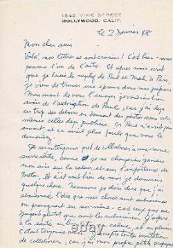 Man Ray Signed Autograph Letter About Breton And Surrealism