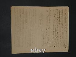 Marc-Antoine Jullien de Paris Autographed Letter Signed The Terror 1836