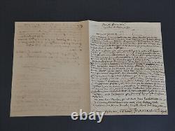 Marc-Antoine Jullien de Paris Autographed Letter Signed The Terror 1836