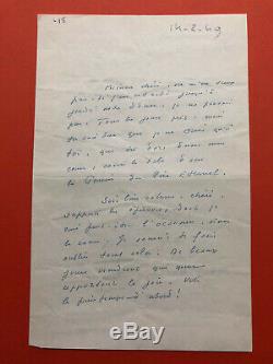 Marcel Jouhandeau Autograph Letter Signed