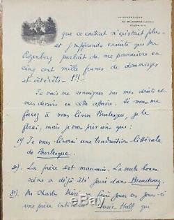 Marcel Pagnol Important Autograph Letter Signed In Deval 4 Pages Als