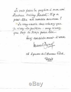 Marcel Pagnol Signed Autograph Letter
