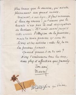 Marcel Pagnol, Writer. Autographed Letter Signed to Jean Galtier-Boissière 1963