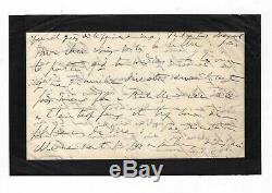 Marcel Proust / Autograph Letter Signed (1904) / Louisa De Mornand / Albufera