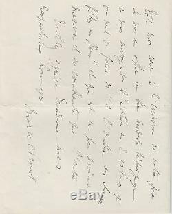 Marcel Proust Autograph Letter Signed Following The Goncourt Award