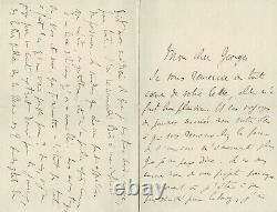 Marcel Proust Autographed Letter to G. Lauris. The Escape to Cabourg. 1908