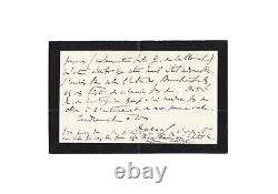 Marcel Proust / Autographed letter signed to Reynaldo Hahn / Montesquiou / Charlus